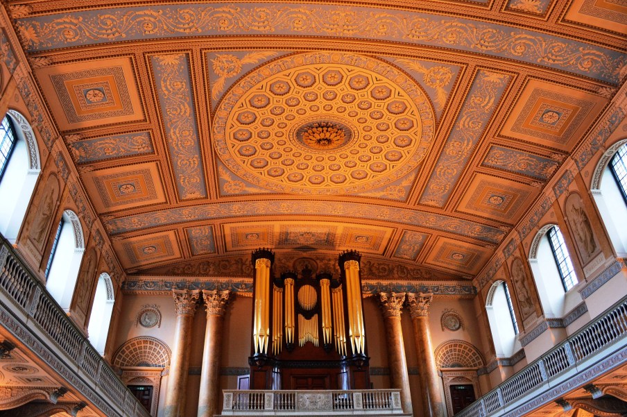 Ceiling - Chapel - Naval College - Greenwich