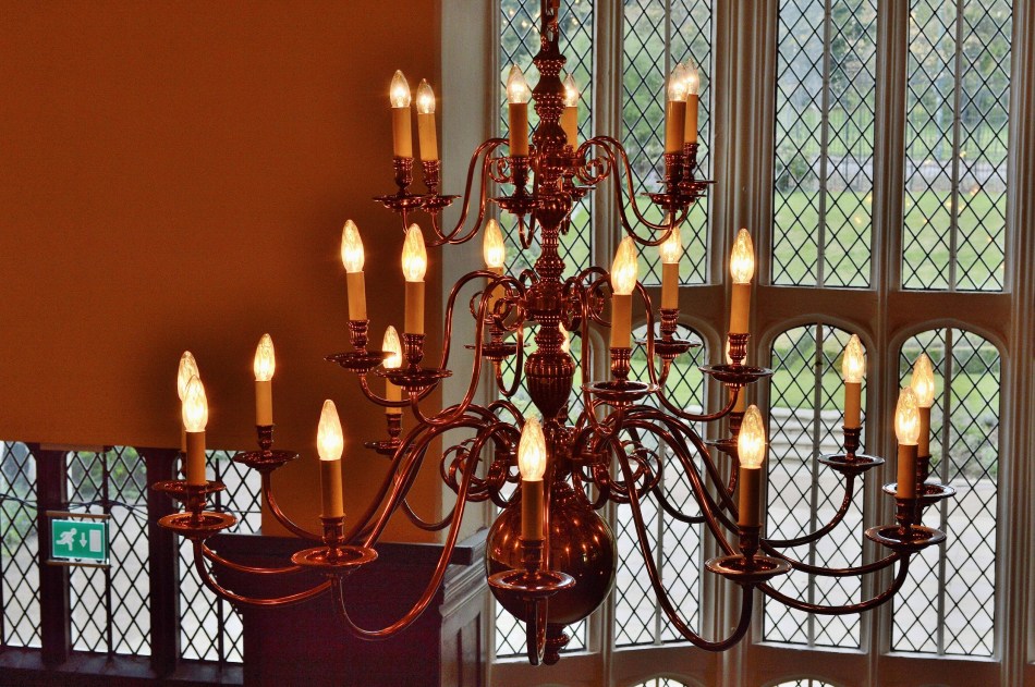 Chandelier at Hall Place