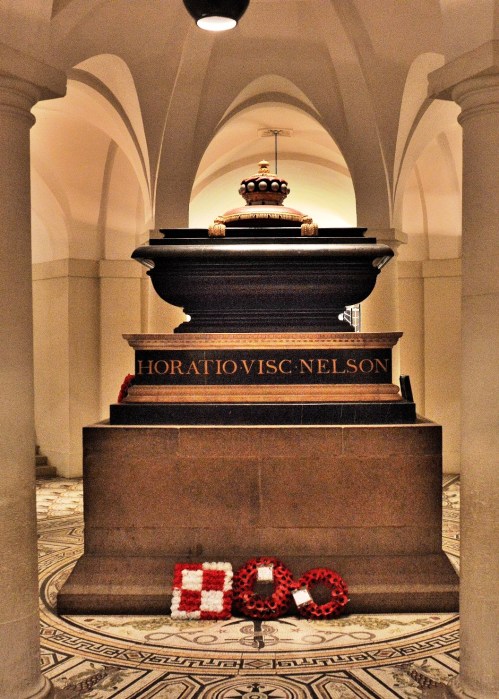 Horation Nelson at St Paul's Cathedral