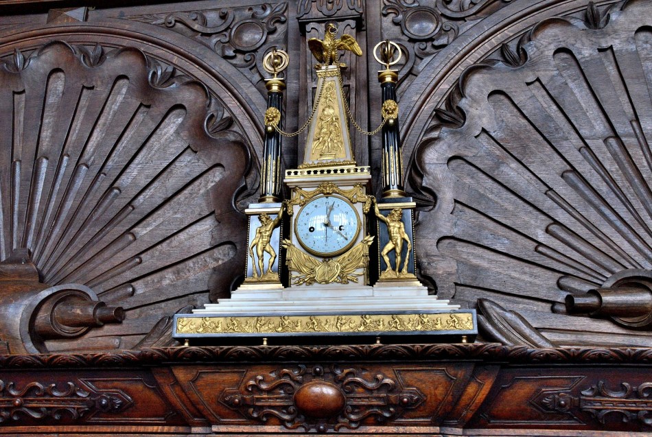 Ornate Clock at Hatfield House