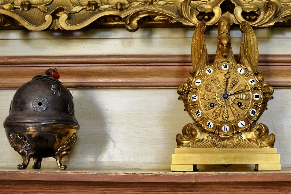 Ornate Clock Leeds Castle