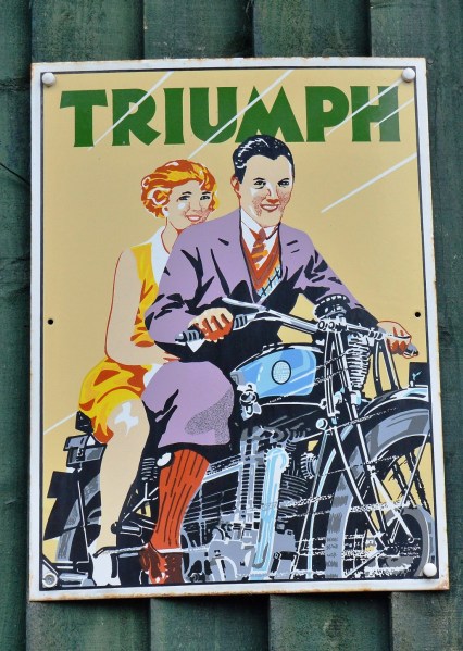 Triumph Vintage Advertising Sign