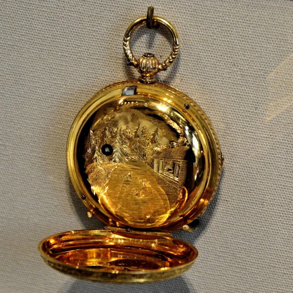 Gold Engraved Watch at Science Museum