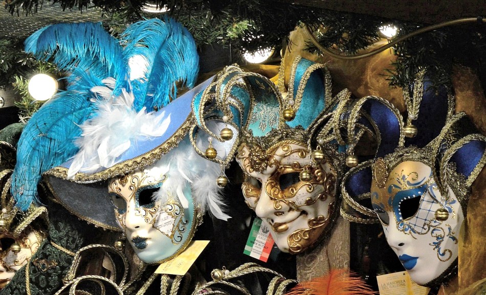 Carnival Masks at the Winter Wonderland Hyde Park