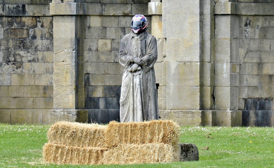 Crystal Palace Motorsport 2016 Statue with Helmet