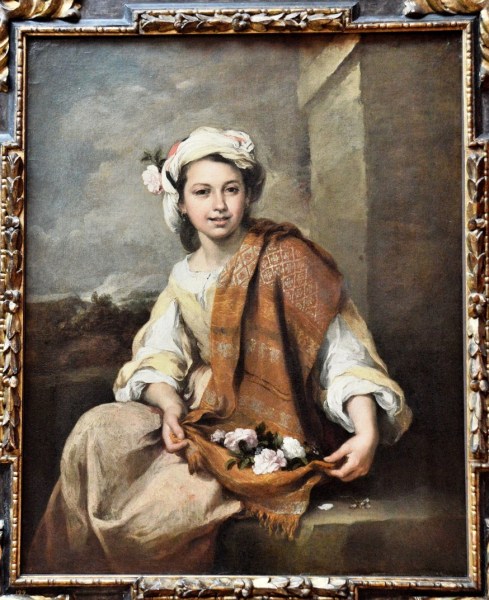 The Flower Girl by Bartolome Esteban Murillo at the Dulwich Picture Gallery