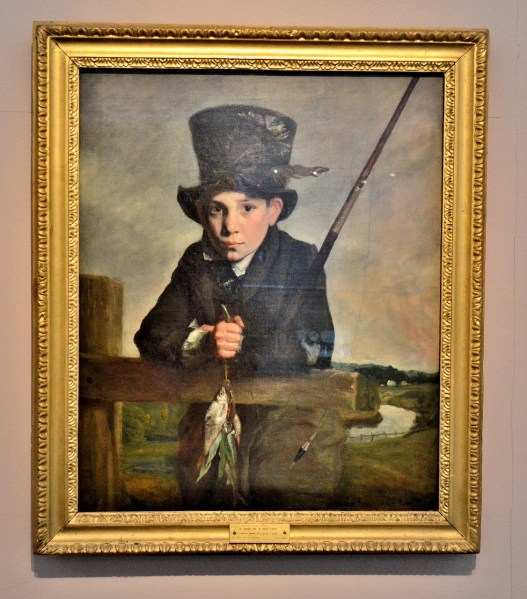 V & A Toy Museum Painting of Boy in Top Hat