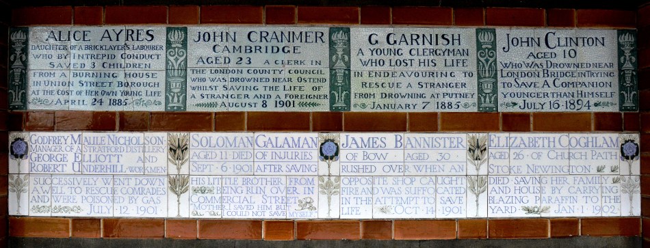 Postman's Park Plaques 2